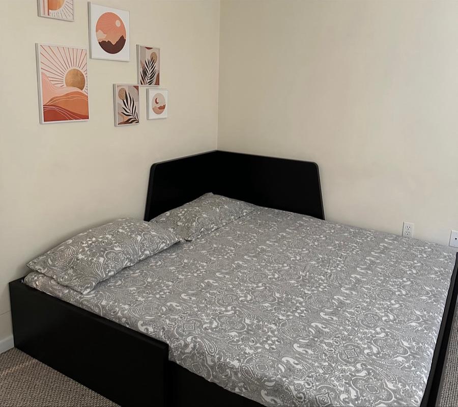 Bedroom reset — after cleaning